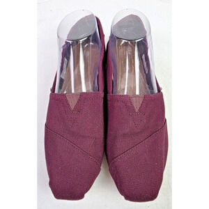 TOMS Women’s Heritage Canvas Alpargata Slip-On Dark Plum Sz 8.5 Espadrille